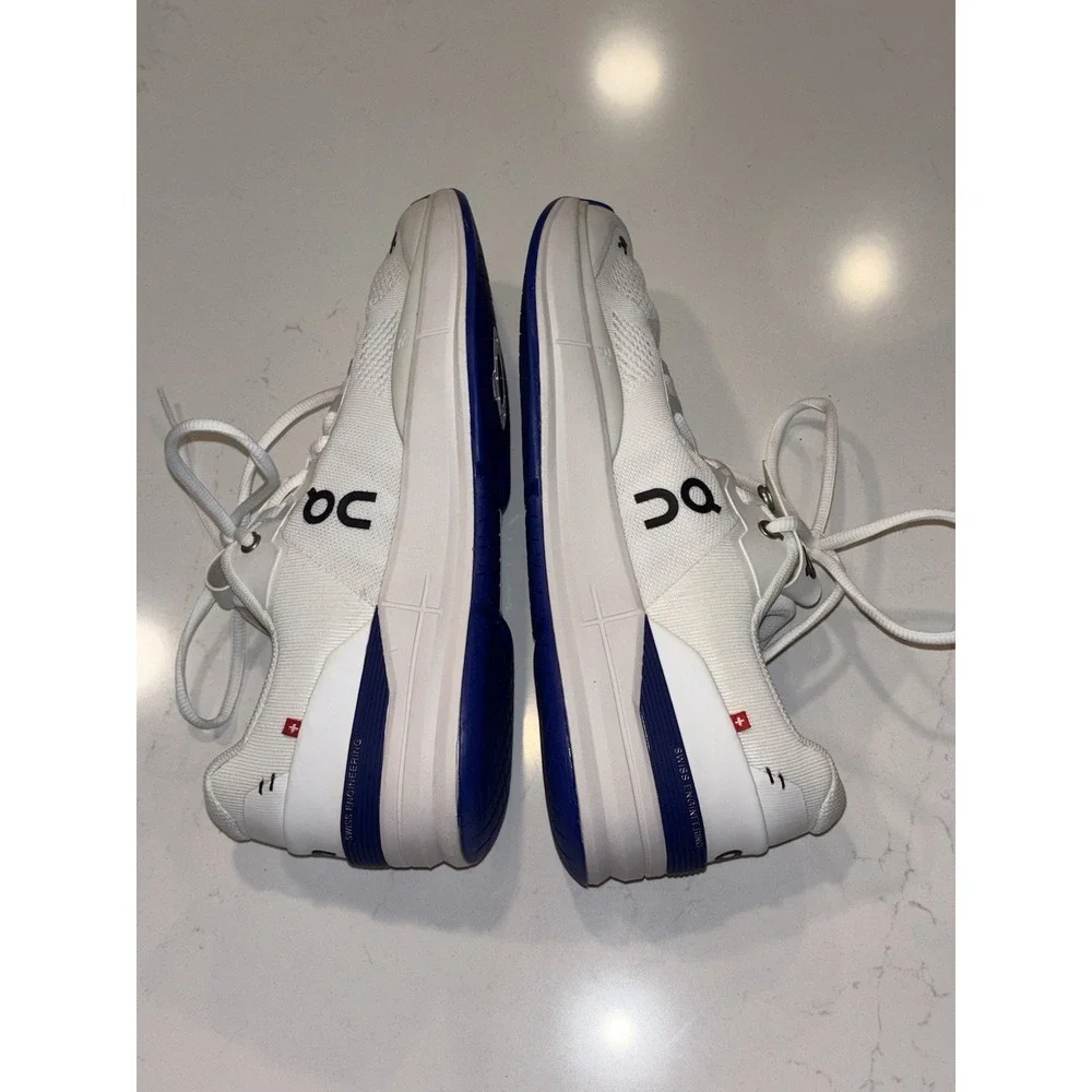 On THE ROGER Pro White / Indigo Tennis Shoes - 48.98721 Men's Size 11
